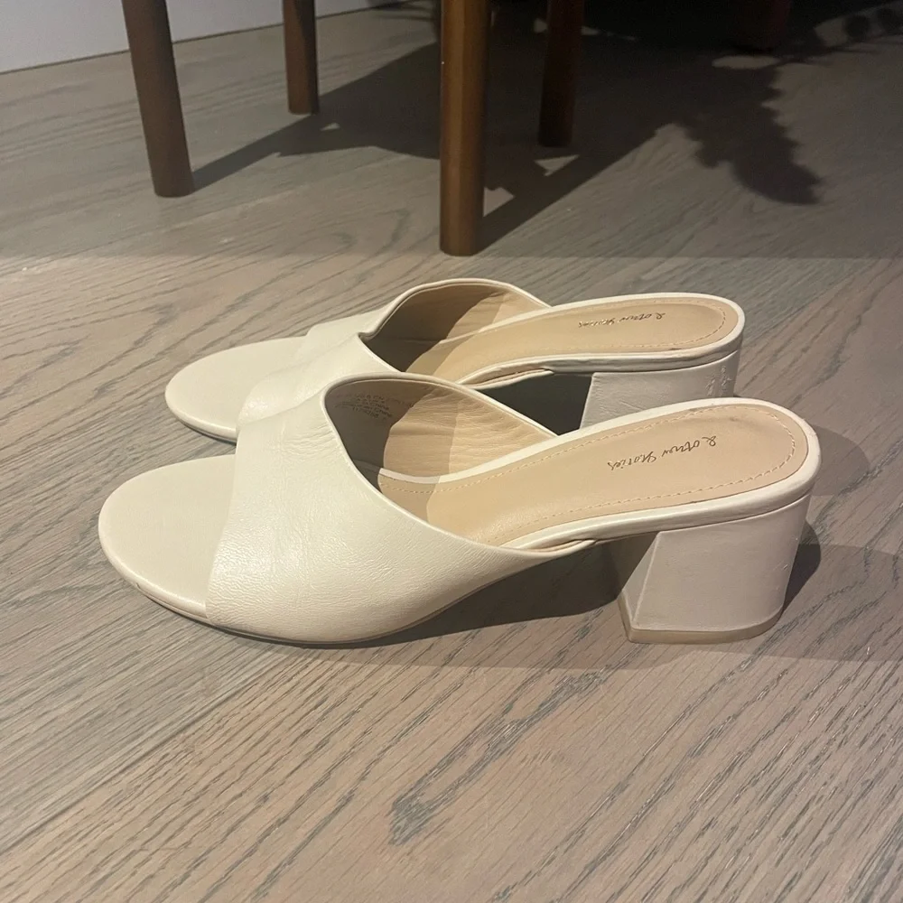 & Other Stories Cream Women's Mules - Picture 3 of 3